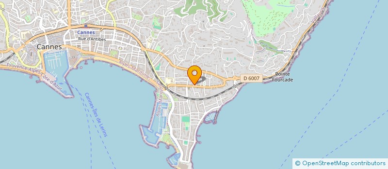 localisation de l'entreprise A.B.E COURTAGE  CANNES