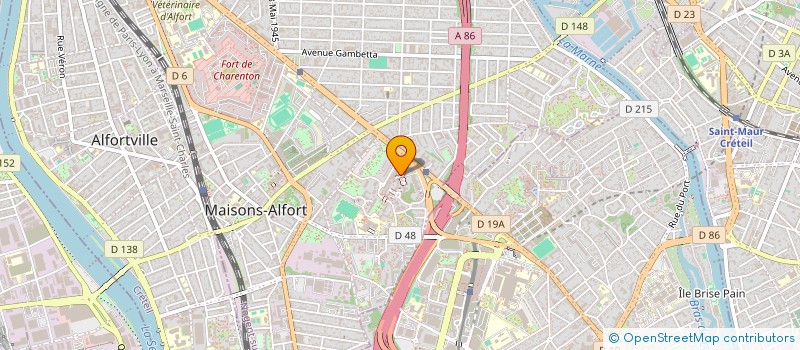 localisation de l'entreprise A.B.E.D  MAISONS-ALFORT