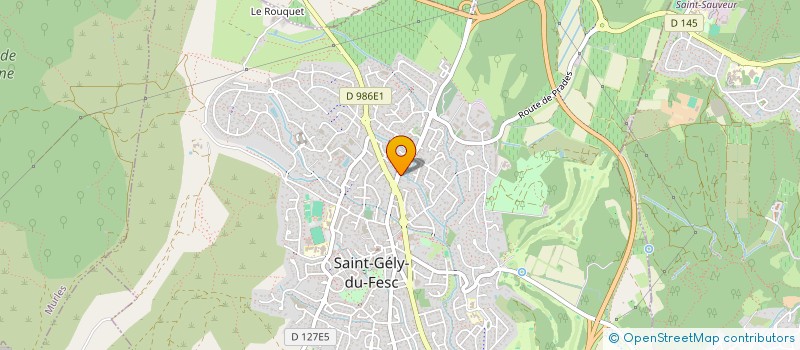 localisation de l'entreprise A B E L à SAINT-GELY-DU-FESC