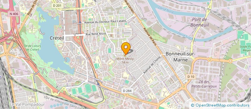 localisation de l'entreprise A.B.E. MAISON CONSEIL à CRETEIL
