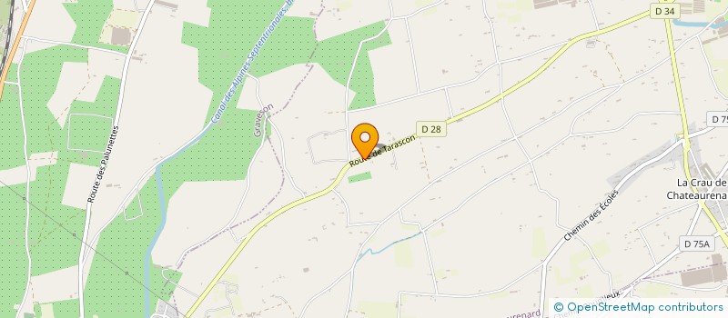 localisation de l'entreprise A.B.F CONSTRUCTIONS  CHATEAURENARD