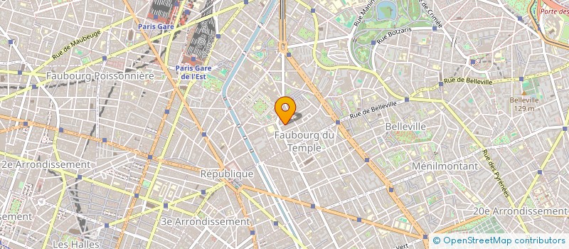 localisation de l'entreprise A B FILMS à PARIS