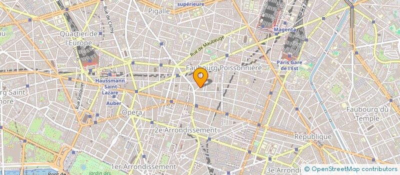 localisation de l'entreprise A B G  PARIS