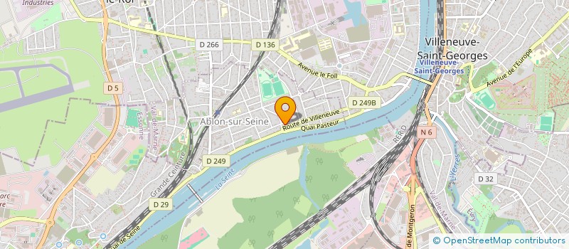 localisation de l'entreprise A.B.G. AGENCEMENT à ABLON-SUR-SEINE