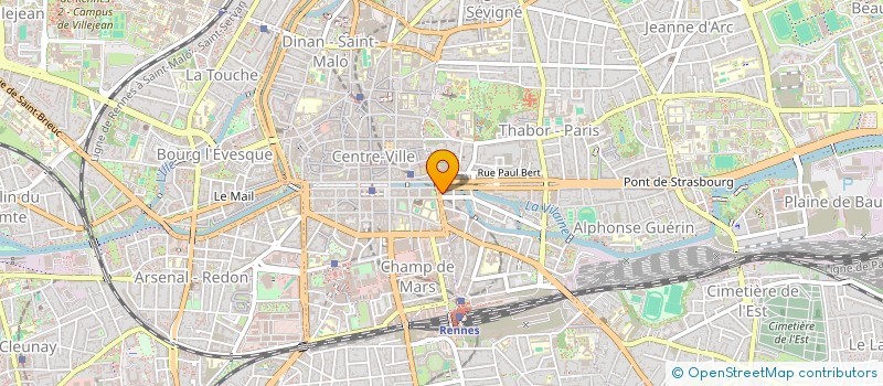 localisation de l'entreprise A.B.H GESTION  RENNES