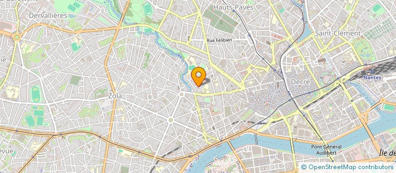 localisation de l'entreprise A.B. HOLDING à NANTES