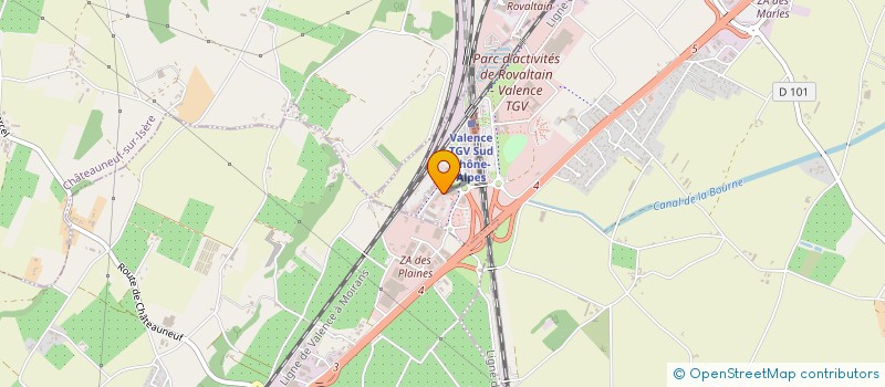 localisation de l'entreprise A&B HORIZON  ALIXAN