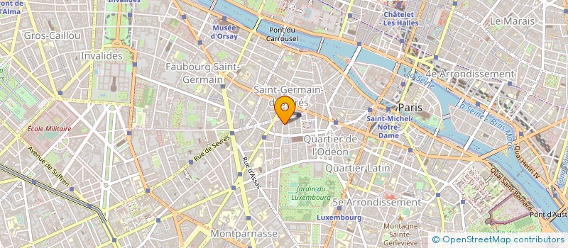 localisation de l'entreprise A B I à PARIS
