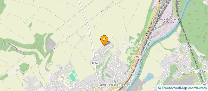 localisation de l'entreprise A.B.I  SAINT-LEU-D'ESSERENT