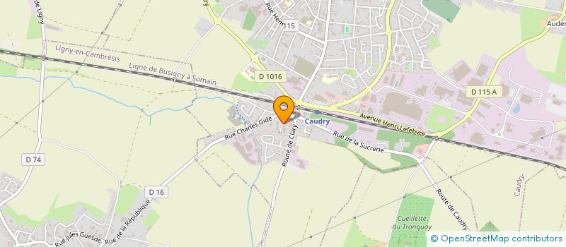 localisation de l'entreprise A.B.I  CAUDRY