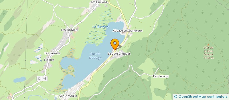 localisation de l'entreprise A.B.I. HOTELS RESTAURANTS  GRANDE-RIVIERE CHATEAU