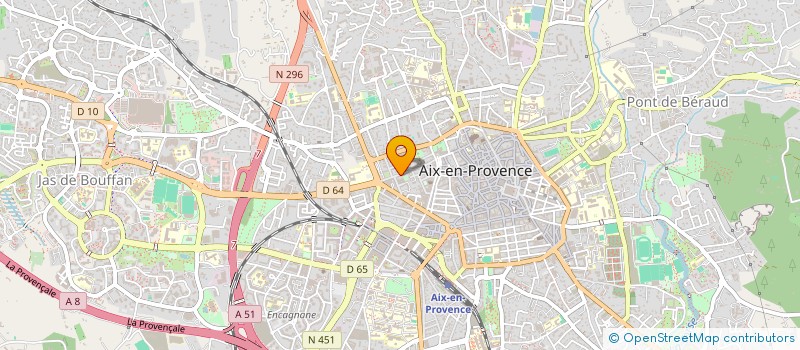 localisation de l'entreprise A.B.I. LOCATIONS à AIX-EN-PROVENCE