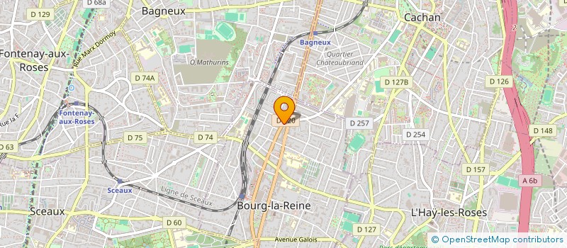 localisation de l'entreprise A.B.I. SYSTEM  BOURG-LA-REINE