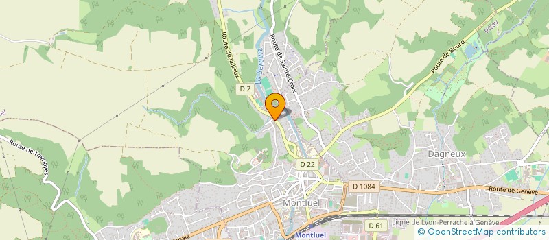 localisation de l'entreprise A.B.I. TRAVAUX à MONTLUEL