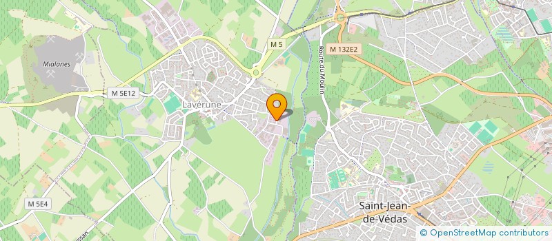 localisation de l'entreprise A.B.IMPORT  LAVERUNE