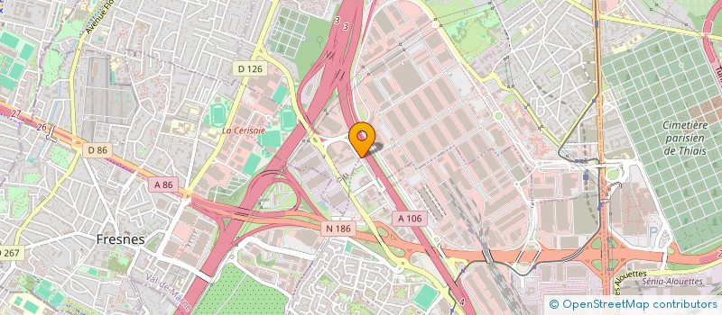 localisation de l'entreprise A.B. INGENIERIE à RUNGIS