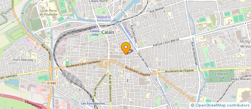 localisation de l'entreprise A B INTERACTIVE SARL à CALAIS