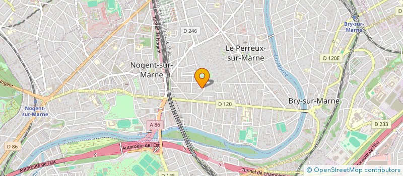 localisation de l'entreprise A.B.J. CORPORATION  LE PERREUX-SUR-MARNE