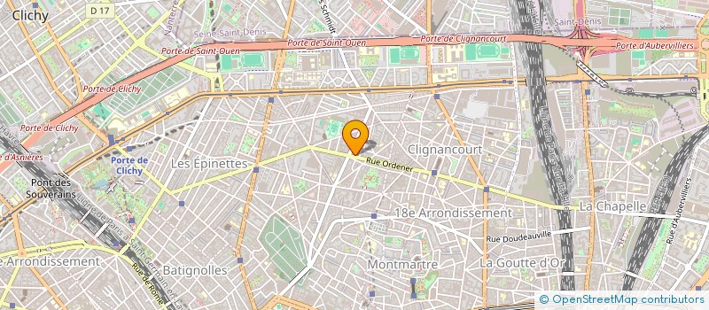 localisation de l'entreprise A.B.K.  PARIS