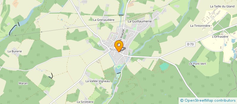 localisation de l'entreprise A.B.L.  NOUZILLY