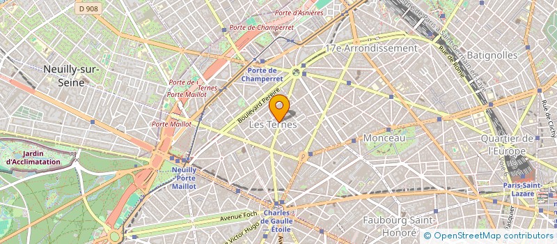 localisation de l'entreprise A.B.L  PARIS