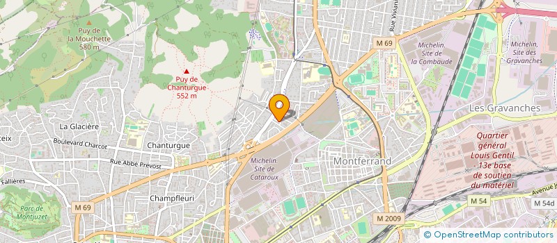 localisation de l'entreprise A.B.L. IMMO  CLERMONT-FERRAND