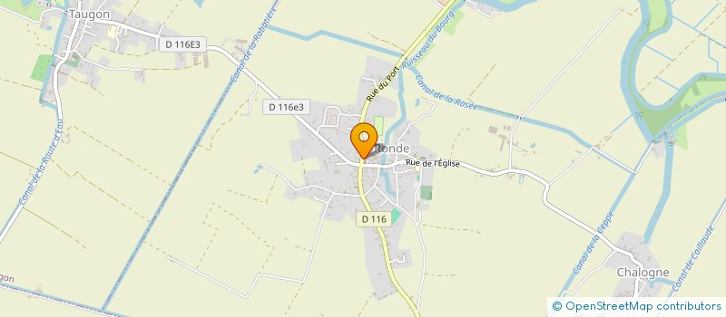 localisation de l'entreprise A B L MACONNERIE  LA RONDE