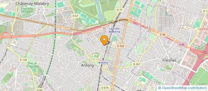 localisation de l'entreprise A&B LABS  ANTONY