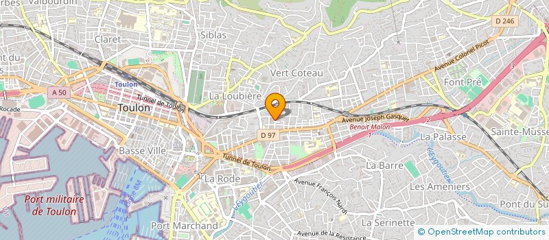 localisation de l'entreprise A B LOCATION à TOULON