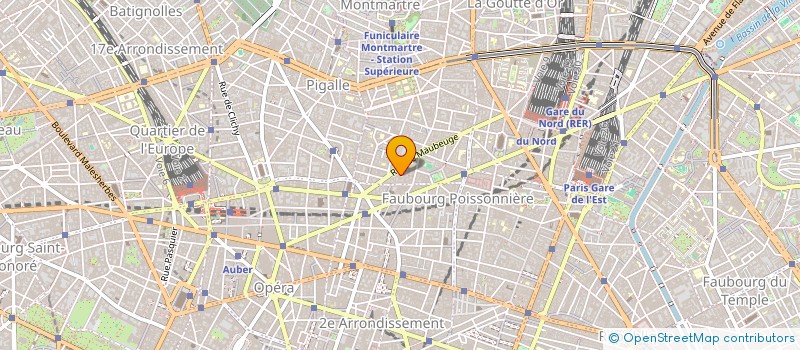 localisation de l'entreprise A.B.M à PARIS