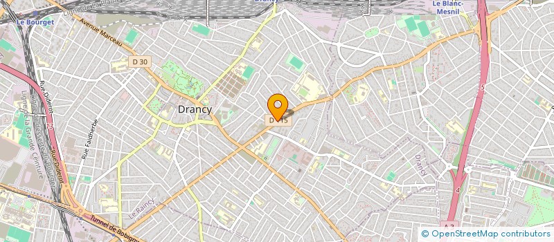 localisation de l'entreprise A B M AUTOS  DRANCY