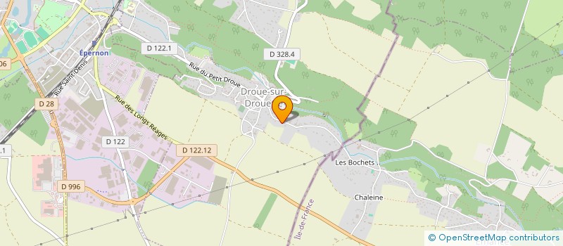 localisation de l'entreprise A.B.M.G. à DROUE-SUR-DROUETTE