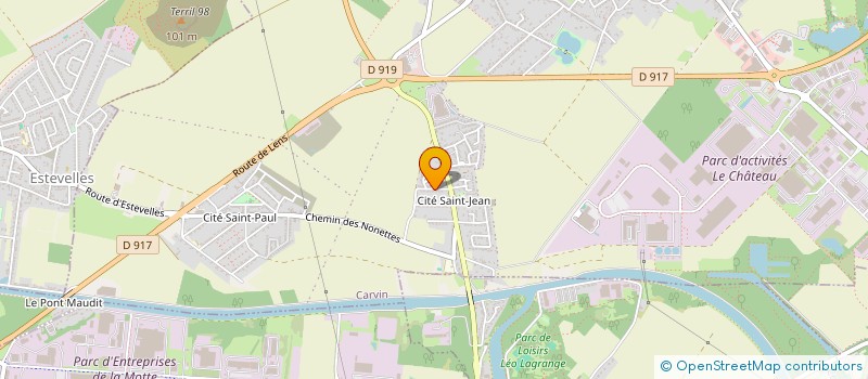 localisation de l'entreprise A.B. MULTISERVICES  CARVIN