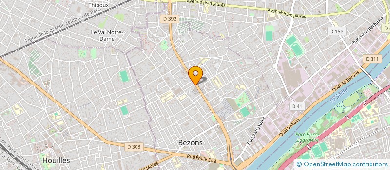 localisation de l'entreprise A.B.N à BEZONS