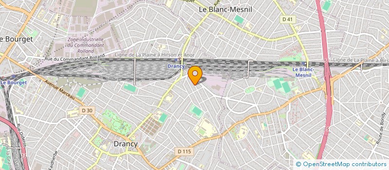 localisation de l'entreprise A.B.N CONCEPT à DRANCY