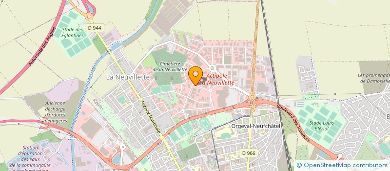 localisation de l'entreprise A.B.N. TRANSEXPRESS à REIMS
