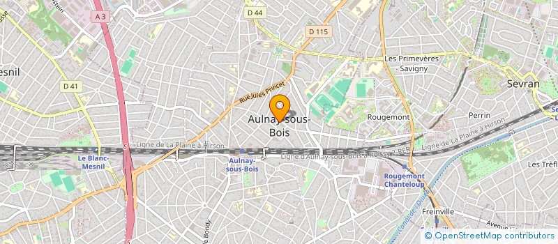 localisation de l'entreprise A.B NETTOYAGE à AULNAY-SOUS-BOIS