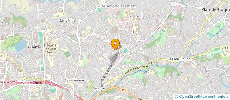localisation de l'entreprise A.B.O à MARSEILLE