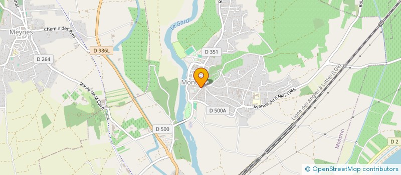 localisation de l'entreprise A.B.O. CABINET INFIRMIER  MONTFRIN