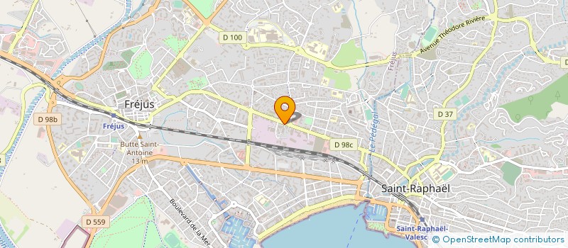 localisation de l'entreprise A.B.O. EUROPE à FREJUS