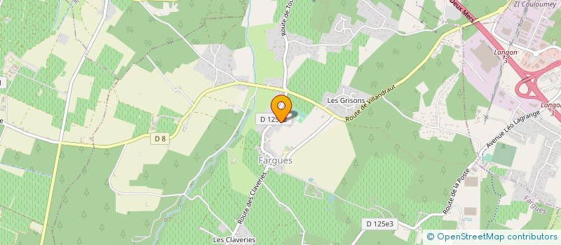 localisation de l'entreprise A.B.P.  PUJOLS-SUR-CIRON