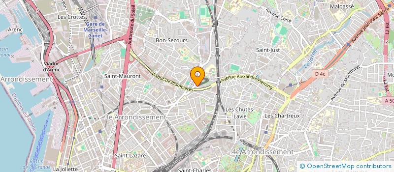 localisation de l'entreprise A B P à MARSEILLE