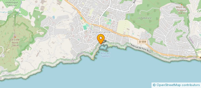 localisation de l'entreprise A.B.P  CARQUEIRANNE