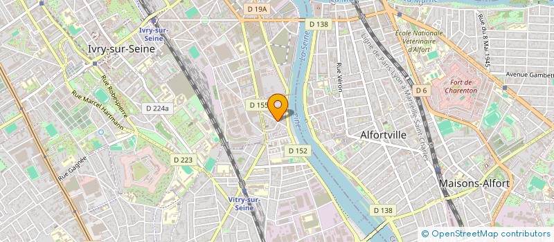 localisation de l'entreprise A B P - ARTISANS à VITRY-SUR-SEINE