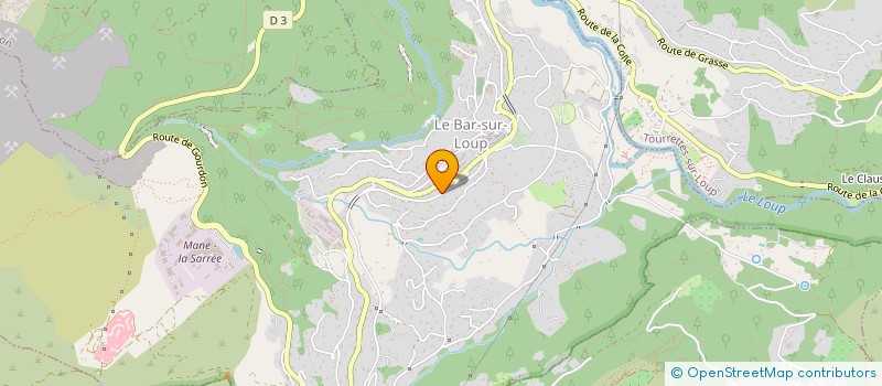 localisation de l'entreprise A B P ASS PARENT D'ELEVES à LE BAR-SUR-LOUP