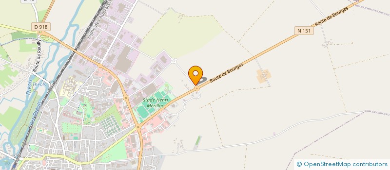 localisation de l'entreprise A.B.P.CENTRE MENUISERIE à ISSOUDUN