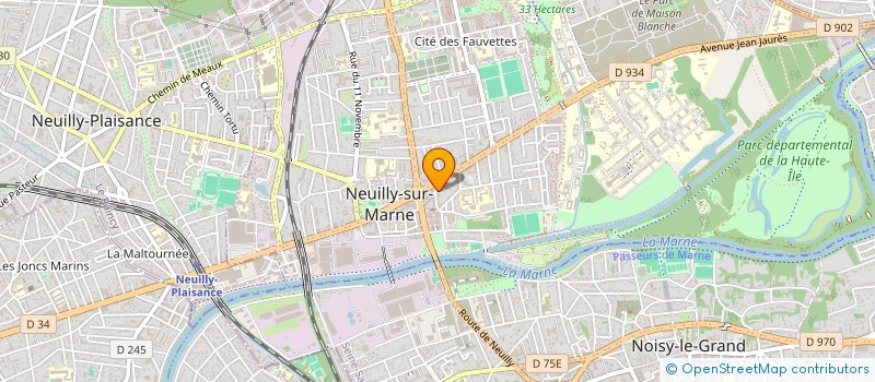 localisation de l'entreprise A.B.P.R. à NEUILLY-SUR-MARNE