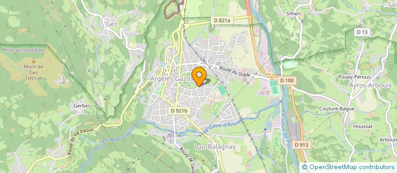 localisation de l'entreprise A.B. PEGASE  ARGELES-GAZOST