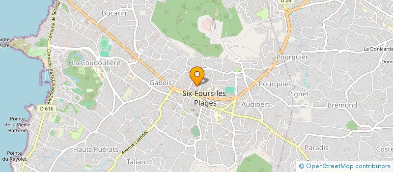 localisation de l'entreprise A.B.R 83 AGENCEMENT DU BATIMENT ET RENOVATION à SIX-FOURS-LES-PLAGES