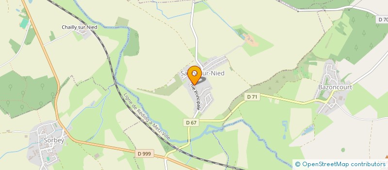 localisation de l'entreprise A B R (ARTISANALE BATIMENTS REGIONALE)  OGY-MONTOY-FLANVILLE